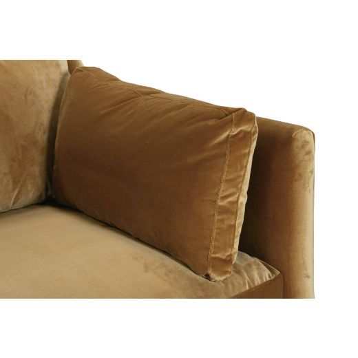 Picture of 90” Madeline Sofa - Antiqued Amber Velvet